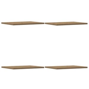 vidaXL Panneau de bibliothèque 4 Pièces chêne artisanal 40x30x1 5 cm