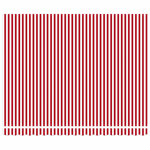 vidaXL Tissu de auvent Rouge et Blanc 400 × 350 cm Polyester