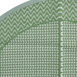 vidaXL Tapis d'extérieur vert Ø160 cm PP