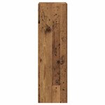 vidaXL Meuble TV mural Montage mural Bois Ancien 40 5 x 30 x 102 cm