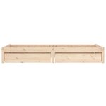 vidaXL Cadre de lit sans matelas avec tiroirs