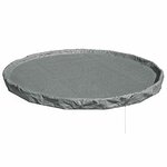 Bestway Couverture de piscine Ø3 05 m Rond Polyester Gris
