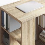 vidaXL Bureau Chêne sonoma 90 x 50 x 75 cm Bois d'ingénierie