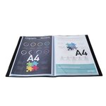 Protège-documents en polypropylène souple OPAK 200 vues - A4 - Noir EXACOMPTA