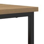 vidaXL Buffet Artisan Chêne 100x35x80 cm Bois composite et Acier