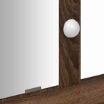 vidaXL Table de Toilette Marron 100 x 41 x 140 cm Bois d'ingénierie