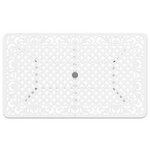 vidaXL Ensemble de salle à manger de jardin de 7 pièces en aluminium moulé blanc