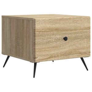 vidaXL Table basse Chêne Sonoma 49 x 50 x 40 cm Bois d'ingénierie