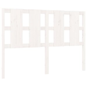 vidaXL Tête de lit blanc 145 5x4x100 cm bois massif de pin