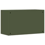 vidaXL Armoire murale pour garage Vert olive 90 x 40 x 53 cm