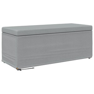 vidaXL Tabouret Gris clair 101 x 41 x 40 cm Tissu et bois stratifié