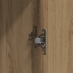 vidaXL Ensemble de meubles de salle de bain 4 pièces en chêne artisan  bois d'ingénierie