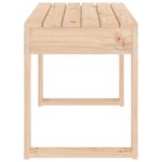 vidaXL Banc de jardin 80x38x45 cm bois massif de pin