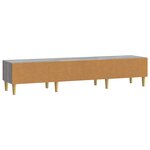 vidaXL Meuble TV 147 x 34 5 x 30 cm Sonoma gris Bois d'ingénierie