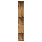 vidaXL Bibliothèque chêne artisanal 45x24x159 cm bois d'ingénierie