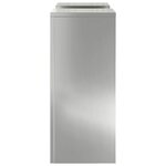 vidaXL Supports pour plantes 2 Pièces Argent 24 x 24 x 55 cm