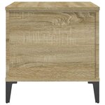 vidaXL Table basse Chêne sonoma 60x44 5x45 cm Bois d'ingénierie
