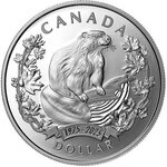 Pièce de monnaie en Argent 1 Dollar g 23.17 Millésime 2025 BEAVER