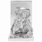 vidaXL Serre-livres 2 Pièces Argent 12 x 15 x 18 cm Aluminium