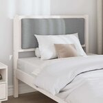 vidaXL Tête de lit Autre Blanc 100 cm Bois massif en pin