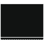 vidaXL Tissu de Remplacement pour Auvent 4x3.5 m Noir