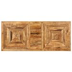 vidaXL Table à écrire Bois de manguier massif 118 x 50 x 75 cm