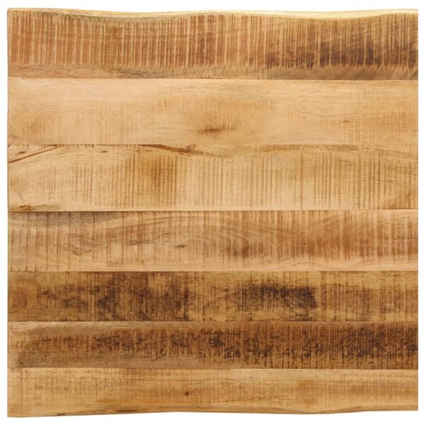 vidaXL Dessus de table bord vivant 60x60x2 5 cm bois de manguier brut