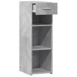 vidaXL Buffet gris béton 30x42 5x93 cm bois d'ingénierie