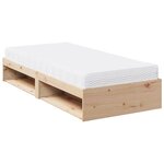 vidaXL Lit de jour avec matelas 90x200 cm bois de pin massif