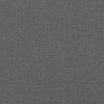 vidaXL Banc rembourré avec dossier Gris foncé 110 x 60 x 76 cm