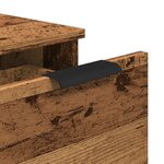 vidaXL Buffet vieux bois 30x30x70 cm bois d'ingénierie