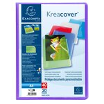 Protège-documents En Polypropylène Semi Rigide Kreacover® Chromaline 40 Vues - A4 - Couleurs Assorties - Exacompta