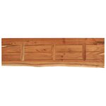 vidaXL Dessus de table 120x40x2 5 cm rectangulaire bois massif acacia