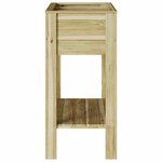 vidaXL Support de Plante Marron 85 x 46 x 94 cm Pin imprégné