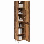 vidaXL Haut Armoire Bois Ancien 34 5 x 34 x 90 cm Bois d'ingénierie