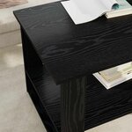 vidaXL Table basse Chêne noir 72 x 50 x 50 cm Bois d'ingénierie