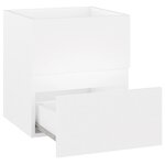 vidaXL Armoire d'évier Blanc 41x38 5x45 cm Aggloméré