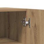 vidaXL Buffet chêne artisanal 100x36x60 cm bois d'ingénierie