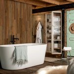 WallArt Planches aspect de bois 30Pièces GL-WA28 chêne naturel brun selle