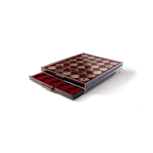 Médaillier 30 compartiments pour GRIPS 32  teinte fumée.