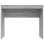 vidaXL Bureau Sonoma gris 90x40x72 cm Bois d'ingénierie