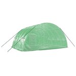 vidaXL Serre avec cadre en acier vert 24 m² 6x4x2 85 m