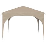 vidaXL Tente de fête pop-up 290 x 290 x 245 cm Crème