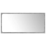 vidaXL Ensemble de meubles de salle de bain 3 Pièces gris béton