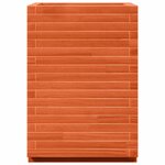 vidaXL Jardinière cire marron 50x50x72 cm bois de pin massif
