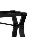 vidaXL Pieds de table à manger cadre en Y 40x40x73 cm acier