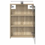 vidaXL Armoire Miroir de Salle de Bain Chêne Sonoma 43 x 16 x 62.5 cm