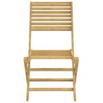 vidaXL Chaises pliables de jardin lot de 8 bois massif d'acacia