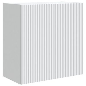 vidaXL Armoire Murale 59 x 31 x 60 cm Bois d'ingénierie Blanc