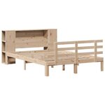 vidaXL Lit bibliothèque sans matelas 120x200 cm bois de pin massif